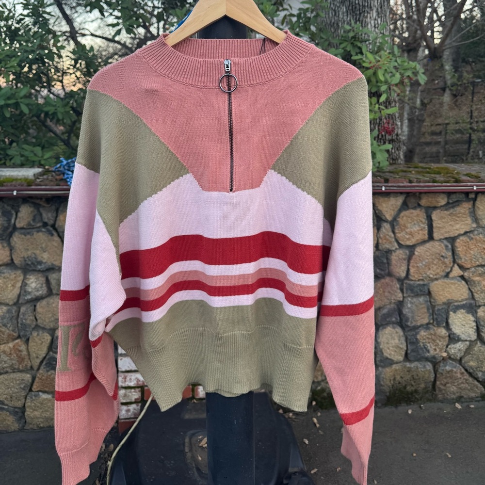 NWT One Teaspoon sweater color block